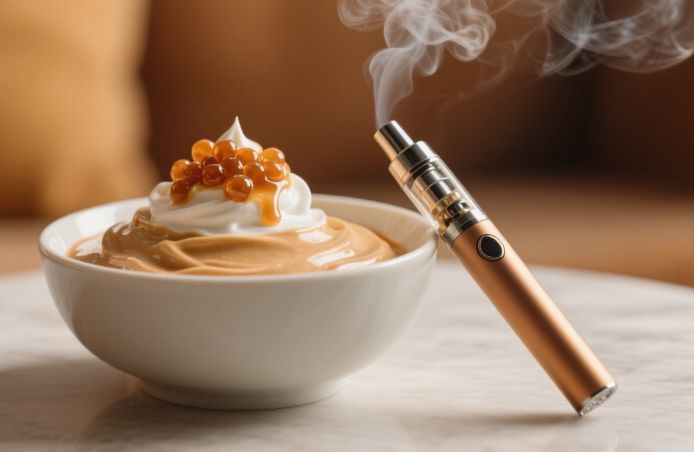 Il Fascino Avvolgente del Gusto: Un Viaggio Sensoriale nel Vaping al Caramello Crema