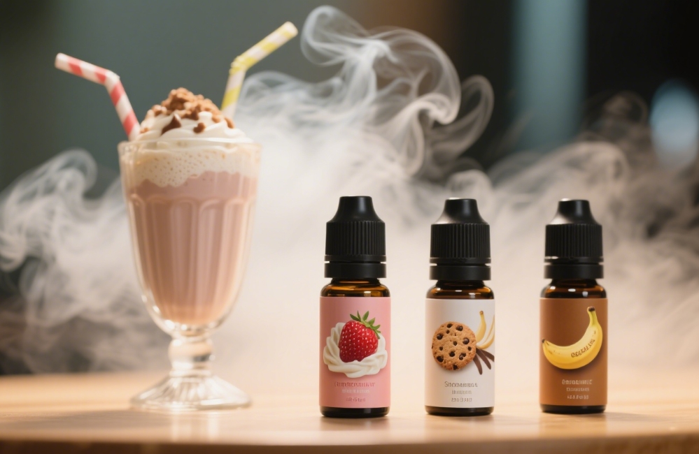 Il Gusto del Vapore Cremoso: Come Nascono gli E-Liquid Ispirati ai Milkshake