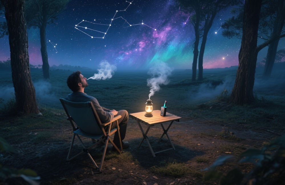 Sfumature tra le Stelle: L&rsquo;Armonia tra Svapo e Osservazione Notturna del Cielo