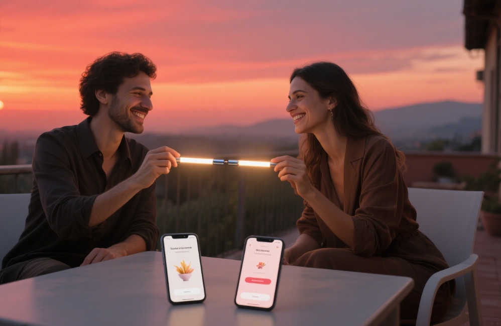 Vaporizzare in Due: Progettare un'Esperienza di Svapo Interattiva per Rafforzare la Connessione di Coppia