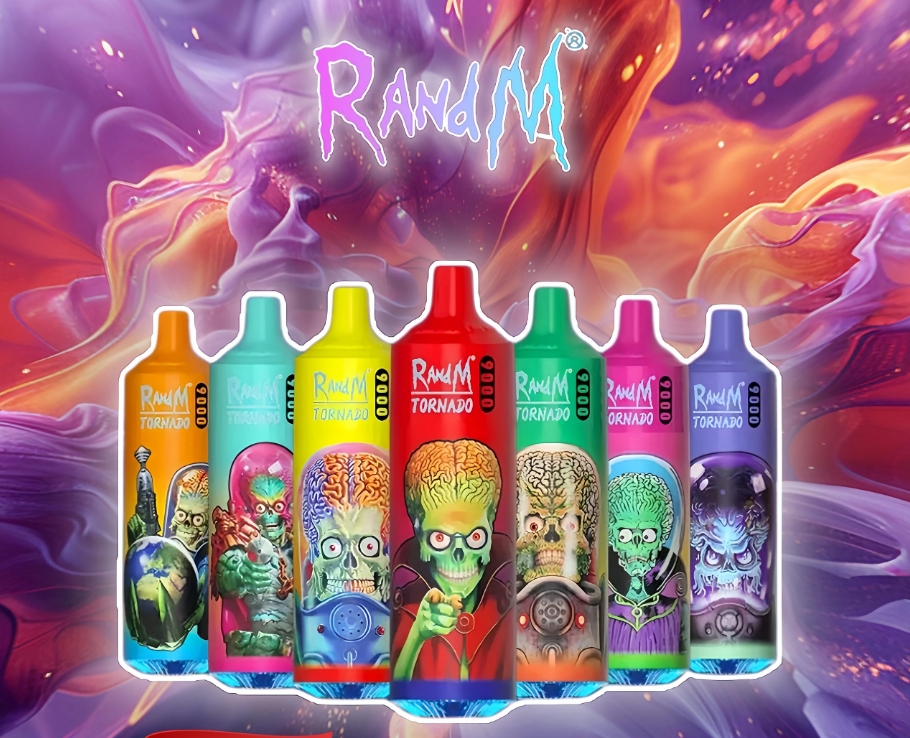 RandM Fumot Tornado 9000 Puffs Vape – L’onda di gusto Anguria Skittles che travolge l’Italia